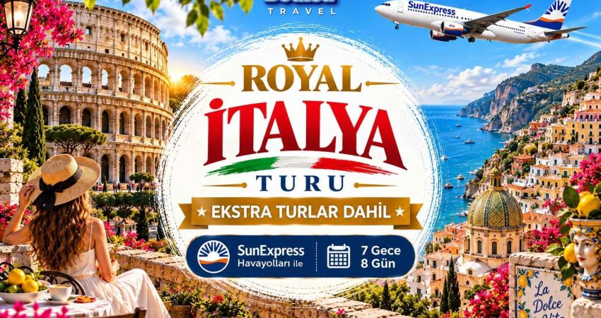 Royal İtalya Turu | Antalya Çıkışlı | Ekstra Turlar Dahil | 7 Gece - 8 Gün | SunExpress ile
